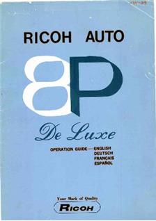 Ricoh Auto 8 P manual. Camera Instructions.